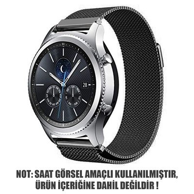 Microsonic Xiaomi Amazfit GTS Milanese Loop Kordon Siyah