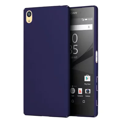 Microsonic Sony Xperia Z5 Dual Kılıf Slim Rubber Lacivert