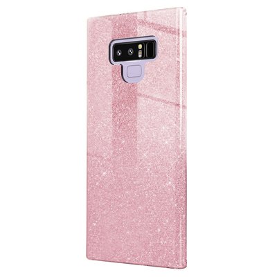 Microsonic Samsung Galaxy Note 9 Kılıf Sparkle Shiny Rose Gold