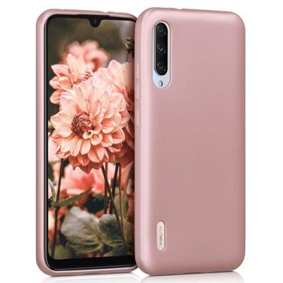 Microsonic Xiaomi Mi A3 Kılıf Matte Silicone Rose Gold