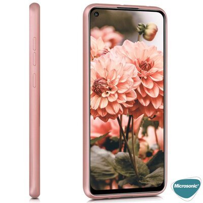 Microsonic Xiaomi Redmi Note 9 Kılıf Matte Silicone Gold