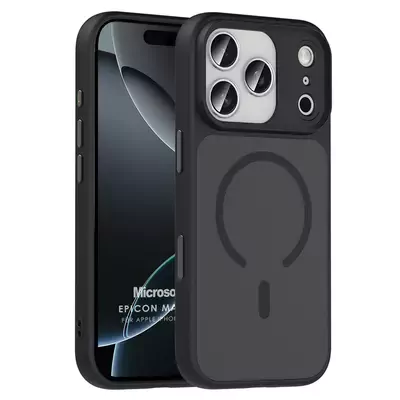 Microsonic Apple iPhone 17 Pro Kılıf Epicon MagSafe Siyah