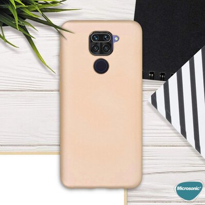 Microsonic Xiaomi Redmi Note 9 Kılıf Matte Silicone Kırmızı