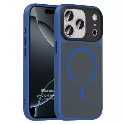 Microsonic Apple iPhone 17 Pro Kılıf Epicon MagSafe Lacivert