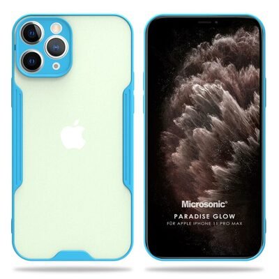 Microsonic Apple iPhone 11 Pro Max Kılıf Paradise Glow Turkuaz