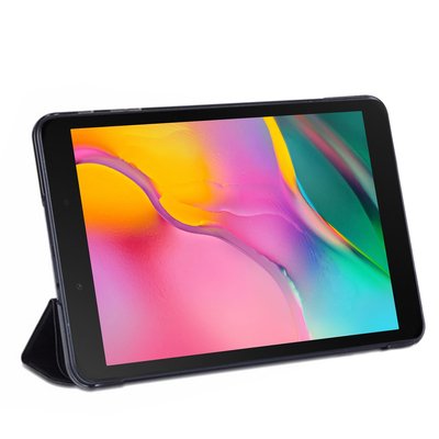 Microsonic Samsung Galaxy Tab A T290 Smart Case Kapaklı Kılıf Siyah