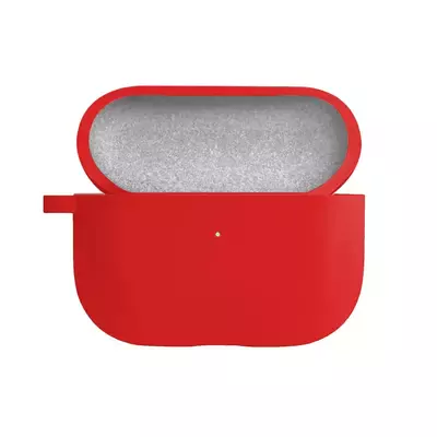 Microsonic AirPods Pro 3 Liquid Silicone Lansman Kırmızı
