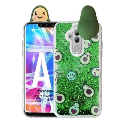 Microsonic Huawei Mate 20 Lite Kılıf Cute Cartoon Avakado