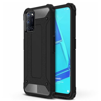 Microsonic Oppo A92 Kılıf Rugged Armor Siyah