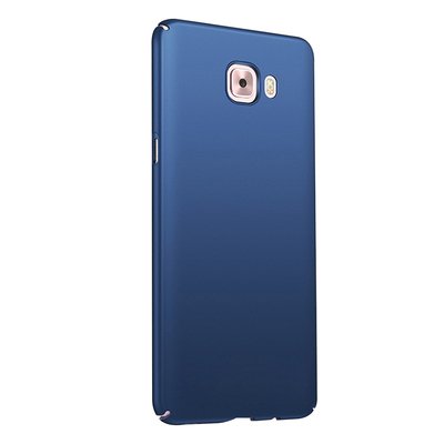 Microsonic Samsung Galaxy C7 Pro Kılıf Premium Slim Lacivert