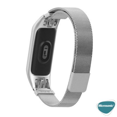 Microsonic Xiaomi Mi Band 3 Milanese Loop Kordon Siyah