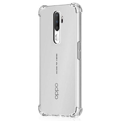 Microsonic Oppo A5 2020 Kılıf Anti Shock Silikon Şeffaf