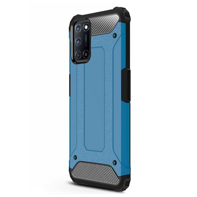 Microsonic Oppo A72 Kılıf Rugged Armor Mavi