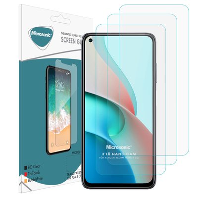 Microsonic Xiaomi Redmi Note 9 5G Nano Ekran Koruyucu (3'lü Paket)