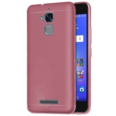 Microsonic Asus Zenfone 3 Max Kılıf Transparent Soft Pembe