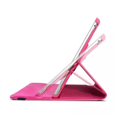 Microsonic Apple iPad 10.2'' 9. Nesil (A2602-A2604-A2603-A2605) Kılıf 360 Rotating Stand Deri Rose Gold