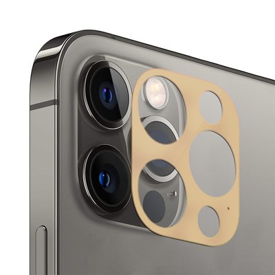 Microsonic Apple iPhone 12 Pro V2 Kamera Lens Koruyucu Gold