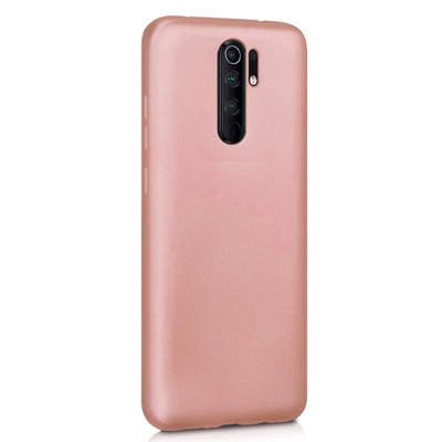 Microsonic Xiaomi Redmi 9 Kılıf Matte Silicone Rose Gold