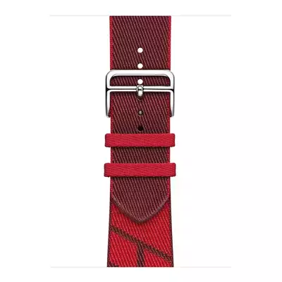 Microsonic Apple Watch 7 45mm Kordon Jumping Single Tour Kırmızı