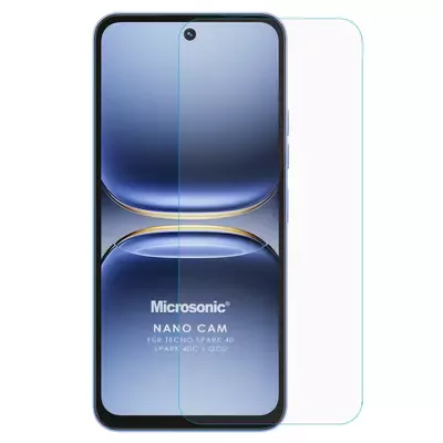 Microsonic TECNO Spark 40C Nano Glass Cam Ekran Koruyucu