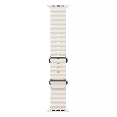 Microsonic Apple Watch Series 9 41mm Kordon Ocean Band Bej