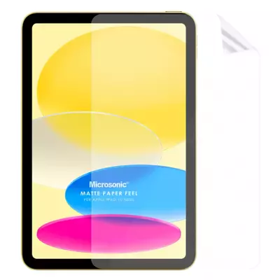 Microsonic Apple iPad 11.Nesil 2025 (A3354-A3355) Paper Feel Kağıt Dokulu Mat Ekran Koruyucu