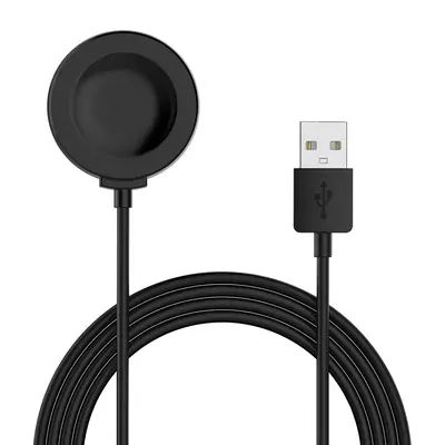 Microsonic Huawei Watch Fit 4 Manyetik USB Şarj Kablosu Siyah