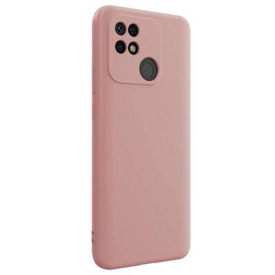 Microsonic Xiaomi Poco C40 Kılıf Matte Silicone Rose Gold