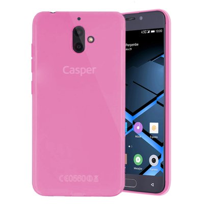 Microsonic Casper Via F1 Kılıf Transparent Soft Kılıf Transparent Soft Pembe