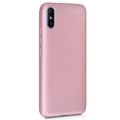 Microsonic Xiaomi Redmi 9A Kılıf Matte Silicone Rose Gold