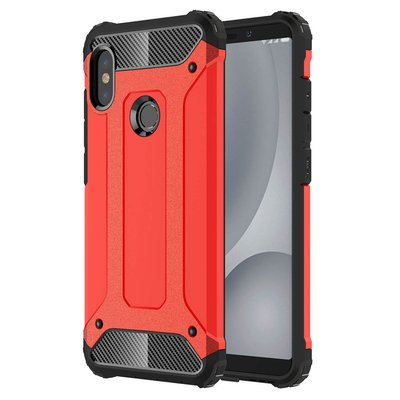 CaseUp Xiaomi Redmi Note 5 Pro Kılıf Tank Kırmızı