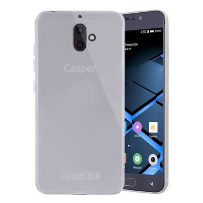 Microsonic Casper Via F1 Kılıf Transparent Soft Kılıf Transparent Soft Beyaz