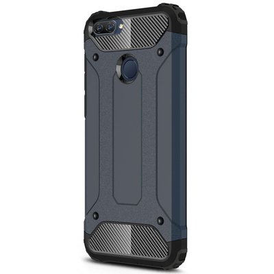 Microsonic Oppo A5S Kılıf Rugged Armor Lacivert