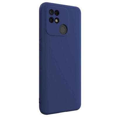 Microsonic Xiaomi Poco C40 Kılıf Matte Silicone Lacivert