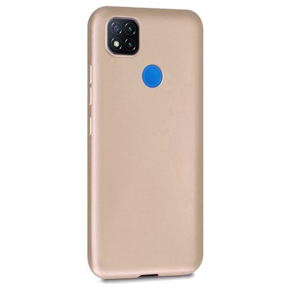 Microsonic Xiaomi Redmi 9C Kılıf Matte Silicone Gold