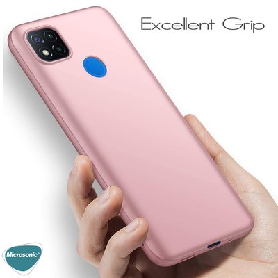 Microsonic Xiaomi Redmi 9C Kılıf Matte Silicone Gold