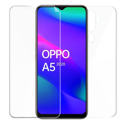 Microsonic Oppo A5 2020 Kavisli Ekran Koruyucu Film Seti - Ön ve Arka