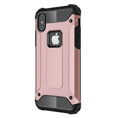 CaseUp Apple iPhone X Kılıf Tank Rose Gold