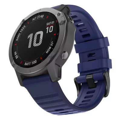 Microsonic Garmin Fenix 7 Sapphire Solar Kordon Quick Fit Strap Band Lacivert