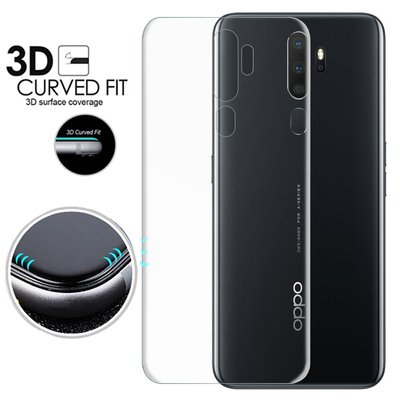 Microsonic Oppo A9 2020 Kavisli Ekran Koruyucu Film Seti - Ön ve Arka