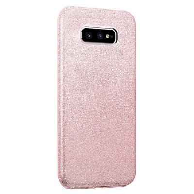 Microsonic Samsung Galaxy S10e Kılıf Sparkle Shiny Rose Gold