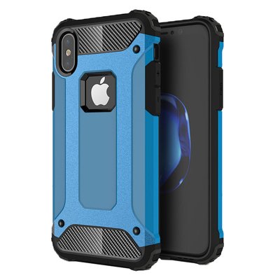 CaseUp Apple iPhone X Kılıf Tank Mavi