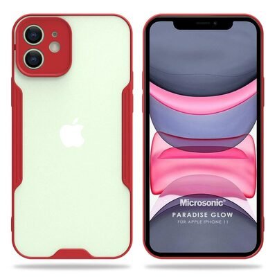 Microsonic Apple iPhone 11 Kılıf Paradise Glow Kırmızı