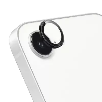 Microsonic Apple iPhone 16e Tekli Kamera Lens Koruma Camı Siyah