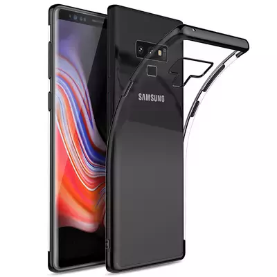 Microsonic Samsung Galaxy Note 9 Kılıf Skyfall Transparent Clear Siyah