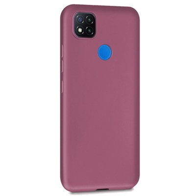 Microsonic Xiaomi Redmi 9C Kılıf Matte Silicone Mor