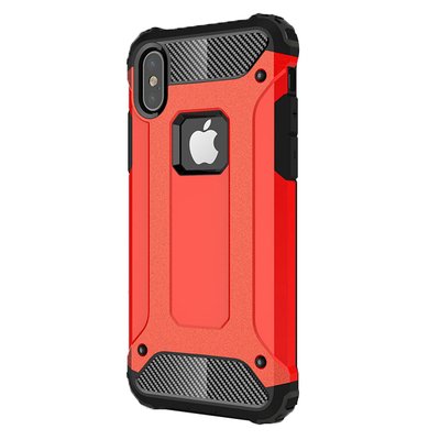 CaseUp Apple iPhone X Kılıf Tank Kırmızı