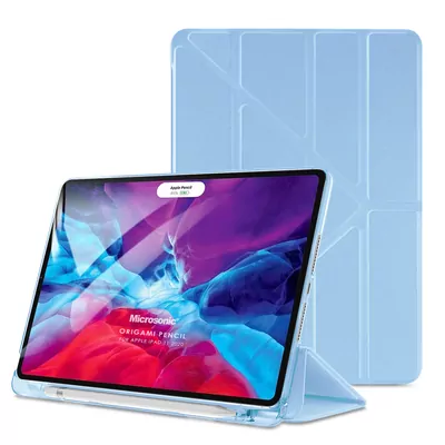 Microsonic Apple iPad Pro 11 2024 Kılıf (A2836-A2837) Origami Pencil Mavi