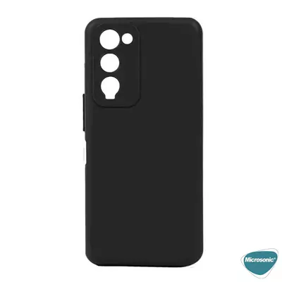 Microsonic Matte Silicone TECNO Camon 18P Kılıf Siyah