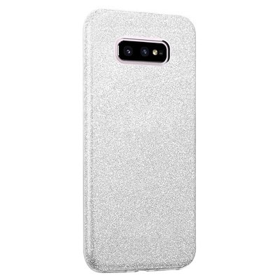 Microsonic Samsung Galaxy S10e Kılıf Sparkle Shiny Gümüş